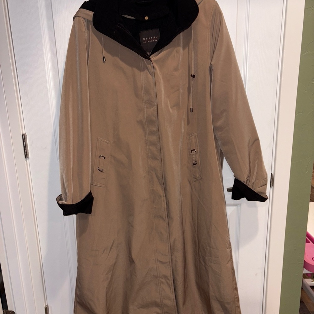 XL Tally Ho Women's Tan Long Coat